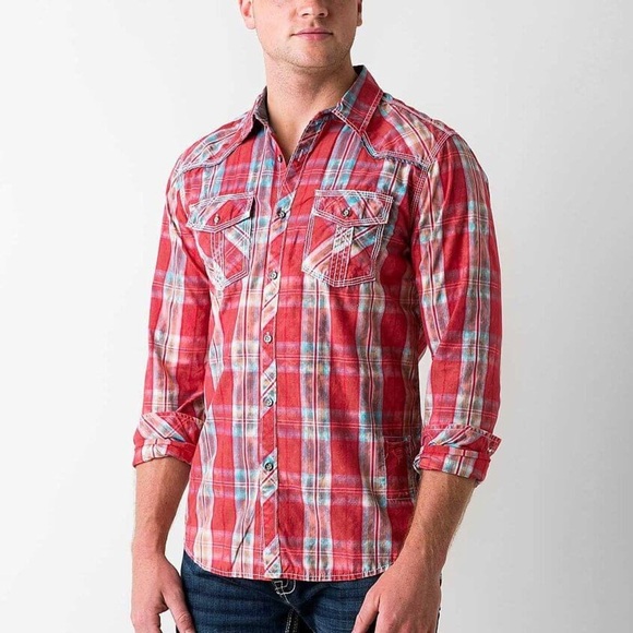 BKE Vintage Sprint Shirt plaid button up shirt - Picture 1 of 10